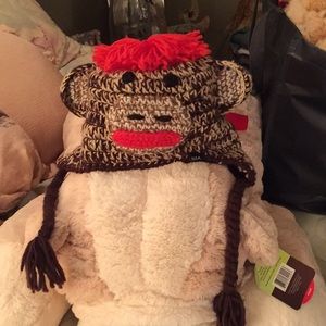 Monkey knit hat